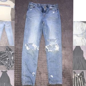 american eagle mom jeans